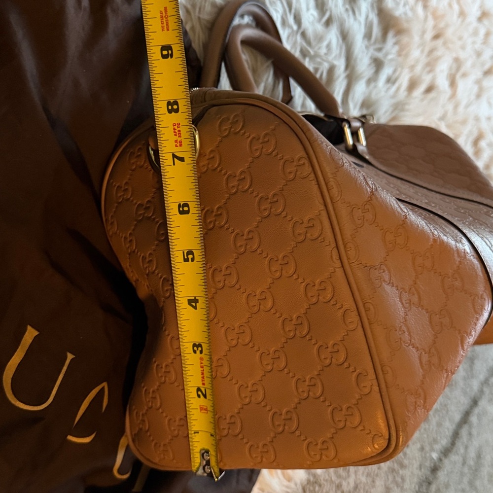 Gucci Women's Brown Leather Satchel - Picture 11 of 16